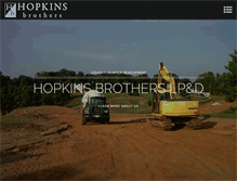 Tablet Screenshot of hopkinsbros.net